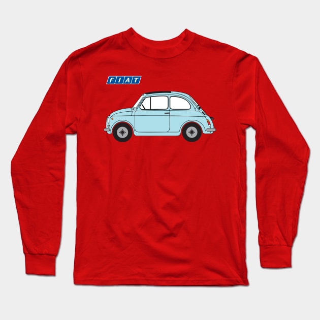 Classic Fiat Long Sleeve T-Shirt by CreativePhil